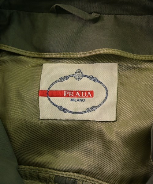 PRADA（プラダ）トレンチコート カーキ サイズ:48(L位) メンズ/2200645781014