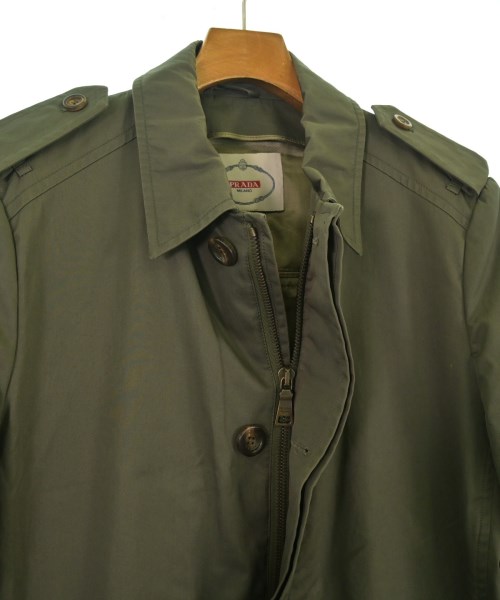 PRADA（プラダ）トレンチコート カーキ サイズ:48(L位) メンズ/2200645781014