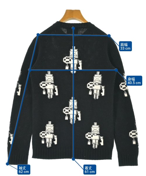 PRADA（プラダ）ニット・セーター 黒 サイズ:36(XS位) レディース/2200646045085
