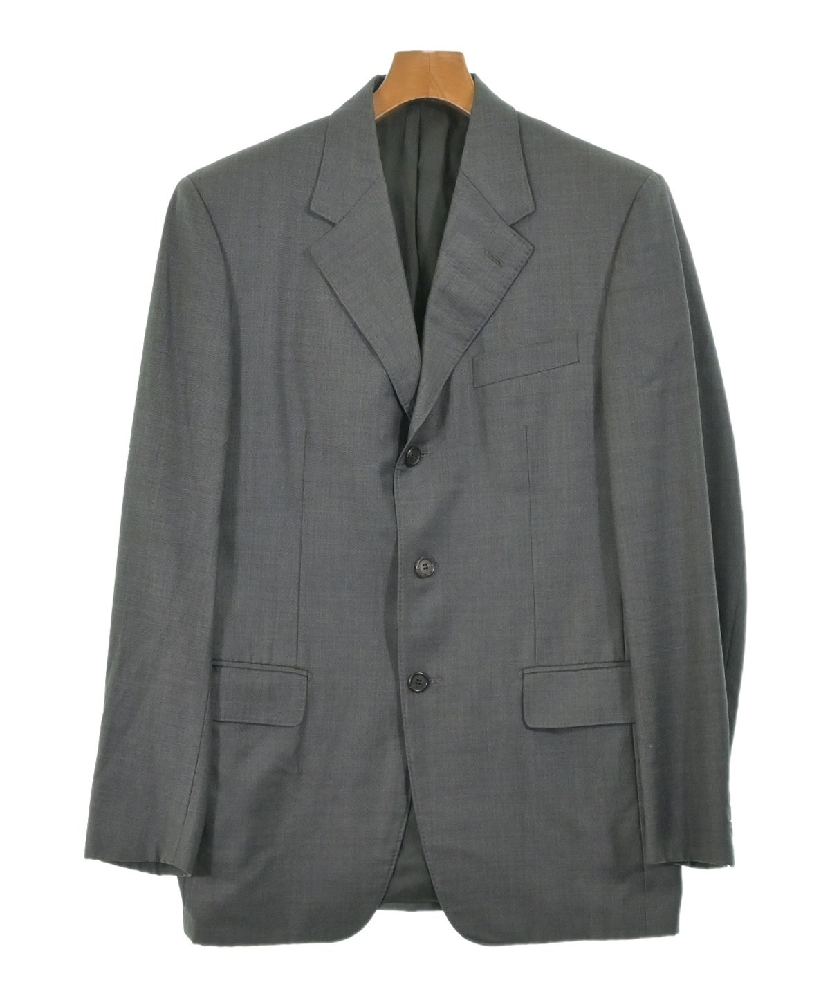 PRADA テーラードジャケット グレー 46 PRADA（プラダ）テーラードジャケット グレー サイズ:48(L位) メンズ