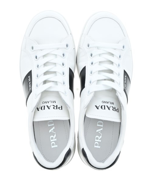 PRADA（プラダ）スニーカー 白 サイズ:5 1/2(24.5cm位) メンズ/2200645514216
