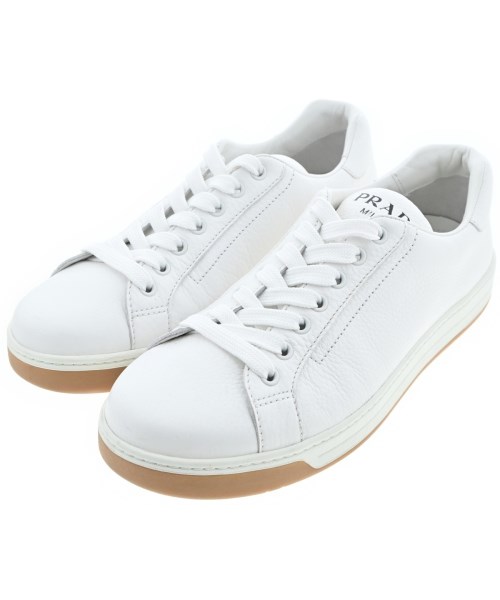 PRADA(プラダ)スニーカー 白 サイズ:6(25cm位)/2200645514230