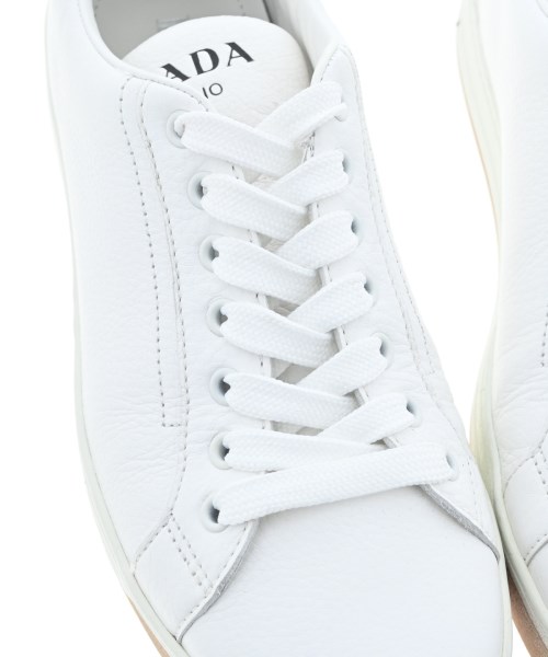 PRADA（プラダ）スニーカー 白 サイズ:6(25cm位) メンズ/2200645514230