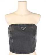 PRADA（プラダ）カジュアルシャツ 黒 サイズ:38(S位) レディース/2200646679044