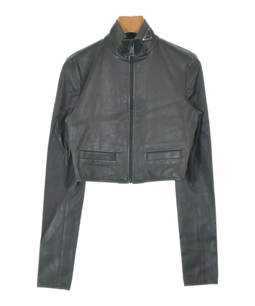 PRADA(プラダ)ライダース 黒 サイズ:38(S位)/2200646679051