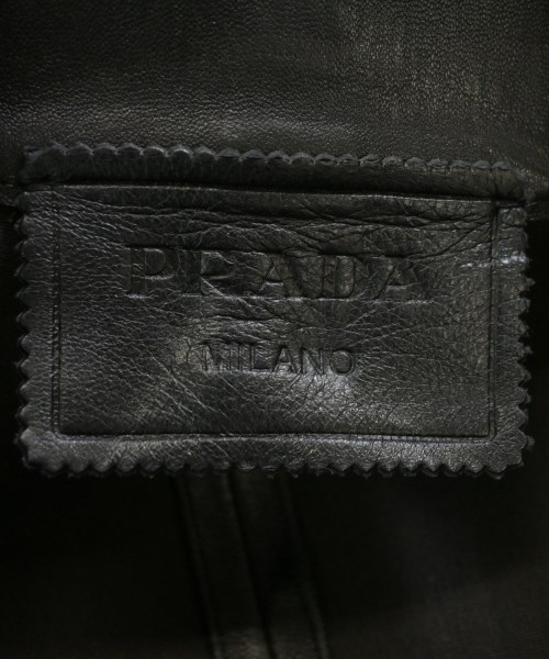 PRADA（プラダ）ライダース 黒 サイズ:38(S位) レディース/2200646679051
