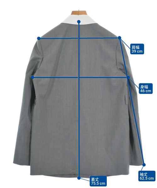 PRADA（プラダ）カジュアルジャケット グレー サイズ:38(M位) レディース/2200646747019