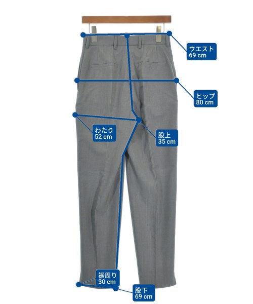 PRADA（プラダ）スラックス グレー サイズ:38(S位) レディース/2200646747026