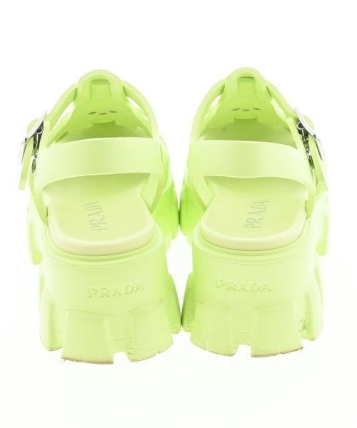 PRADA（プラダ）サンダル 緑 サイズ:EU36(22.5cm位) レディース/2200646845081
