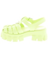 PRADA（プラダ）サンダル 緑 サイズ:EU36(22.5cm位) レディース/2200646845081