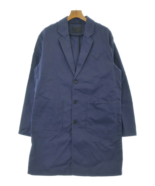 PRADA(プラダ)チェスターコート 紺 サイズ:48(L位)/2200636383036