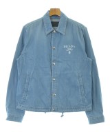 PRADA（プラダ）ダウンジャケット/ダウンベスト 青 サイズ:48(L位) メンズ/2200636383050