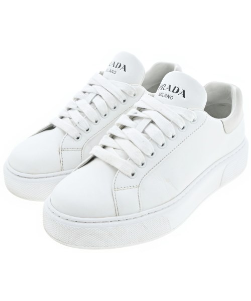 PRADA(プラダ)スニーカー 白 サイズ:6(26cm位)/2200647245026