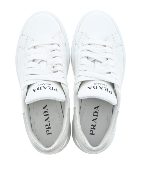 PRADA（プラダ）スニーカー 白 サイズ:6(26cm位) メンズ/2200647245026