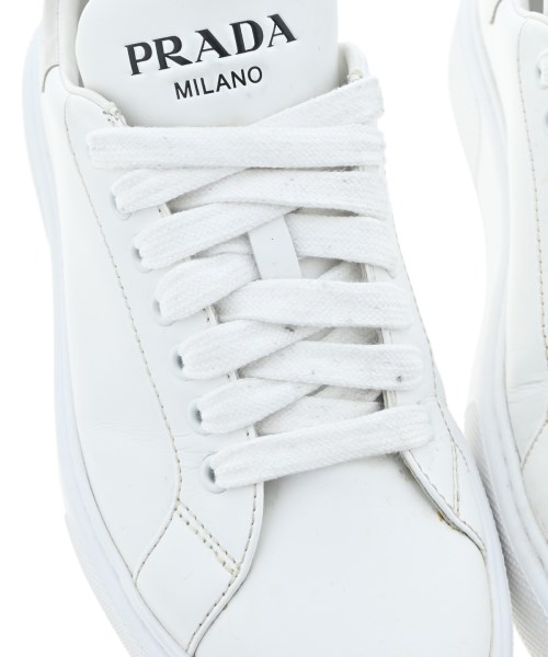 PRADA（プラダ）スニーカー 白 サイズ:6(26cm位) メンズ/2200647245026