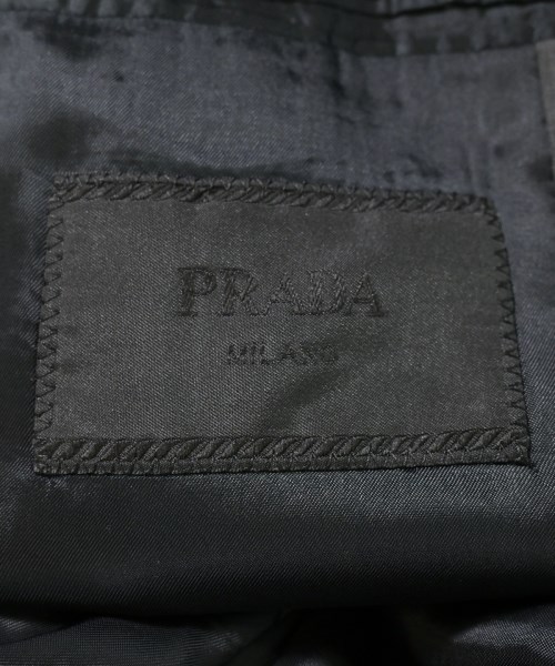 PRADA（プラダ）テーラードジャケット グレー サイズ:50(XL位) メンズ/2200636189089
