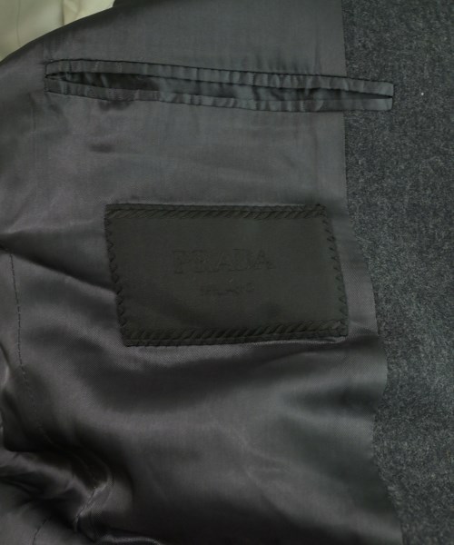 PRADA（プラダ）テーラードジャケット グレー サイズ:50(XL位) メンズ/2200636189300