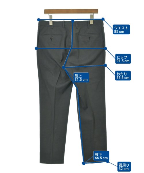 PRADA（プラダ）スラックス グレー サイズ:50(XL位) メンズ/2200636189355