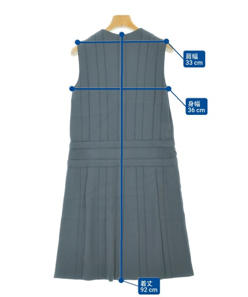 PRADA（プラダ）ワンピース グレー サイズ:36(XS位) レディース/2200637472036