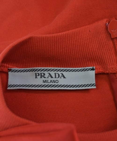 PRADA（プラダ）Tシャツ・カットソー 赤 サイズ:36(XS位) レディース/2200637472043
