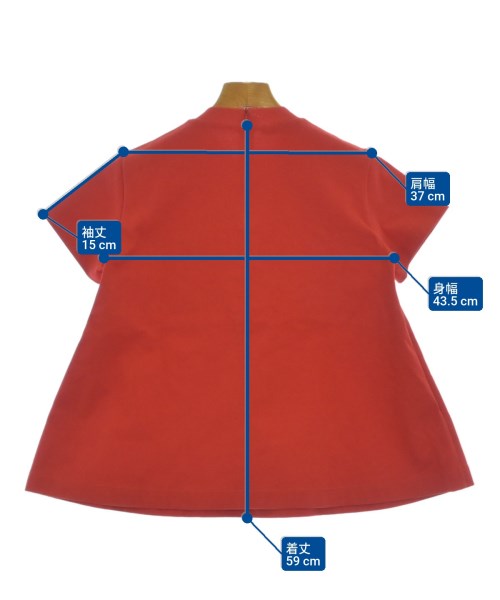 PRADA（プラダ）Tシャツ・カットソー 赤 サイズ:36(XS位) レディース/2200637472043
