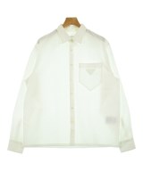 PRADA（プラダ）カジュアルシャツ 白 サイズ:L メンズ/2200646510163