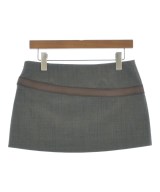 PRADA（プラダ）ミニスカート グレー サイズ:38(S位) レディース/2200647432075