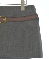 PRADA（プラダ）ミニスカート グレー サイズ:38(S位) レディース/2200647432075