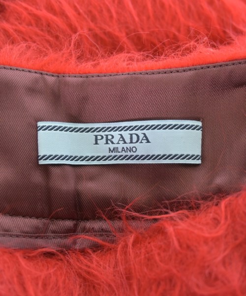 PRADA（プラダ）ひざ丈スカート 赤 サイズ:36(XS位) レディース/2200637102063