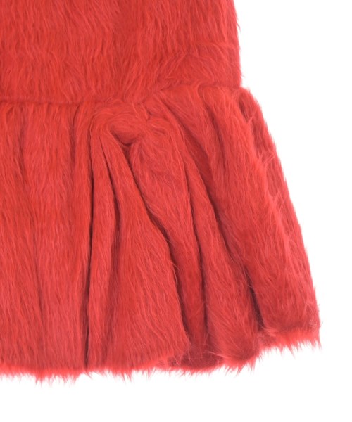 PRADA（プラダ）ひざ丈スカート 赤 サイズ:36(XS位) レディース/2200637102063