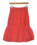 PRADA（プラダ）ひざ丈スカート 赤 サイズ:36(XS位) レディース/2200637102063