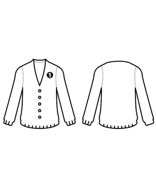 PRADA（プラダ）カーディガン 黒 サイズ:38(S位) レディース/2200639750149