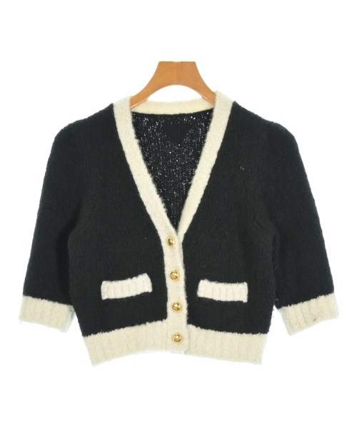 PRADA(プラダ)カーディガン 黒 サイズ:38(S位)/2200639750149