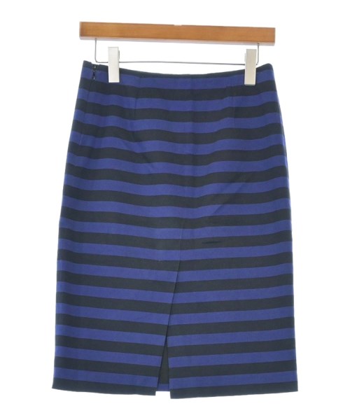 PRADA（プラダ）ひざ丈スカート 青 サイズ:40(M位) レディース/2200639802169