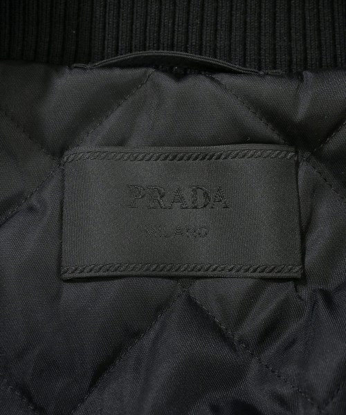 PRADA（プラダ）ミリタリーブルゾン 黒 サイズ:S メンズ/2200647357019