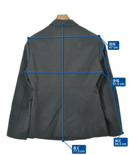 PRADA（プラダ）ビジネス グレー サイズ:48(L位) メンズ/2200647955031