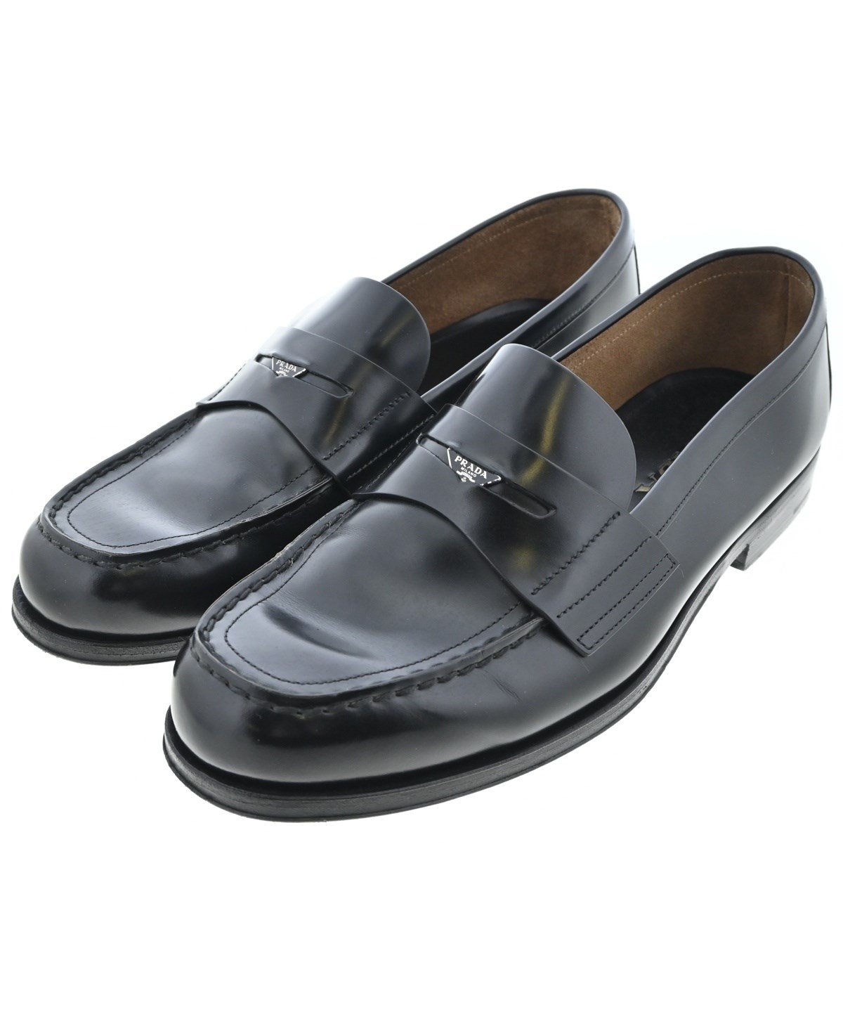 PRADA（プラダ）ビジネス・ドレスシューズ 黒 サイズ:UK7(25.5cm位