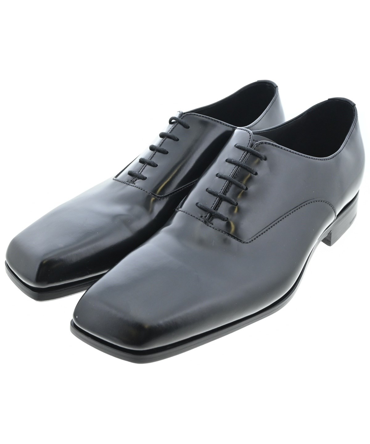 PRADA（プラダ）ビジネス・ドレスシューズ 黒 サイズ:UK8(26.5cm位