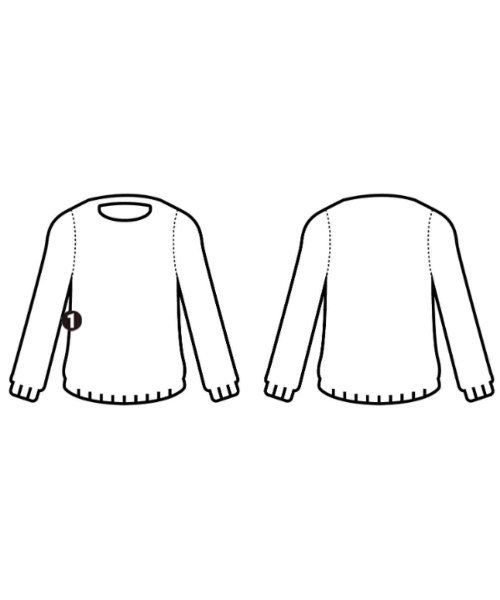 PRADA（プラダ）ニット・セーター 黒 サイズ:44(L位) レディース/2200621383010