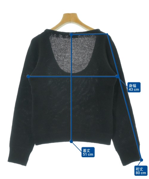 PRADA（プラダ）ニット・セーター 黒 サイズ:44(L位) レディース/2200621383010