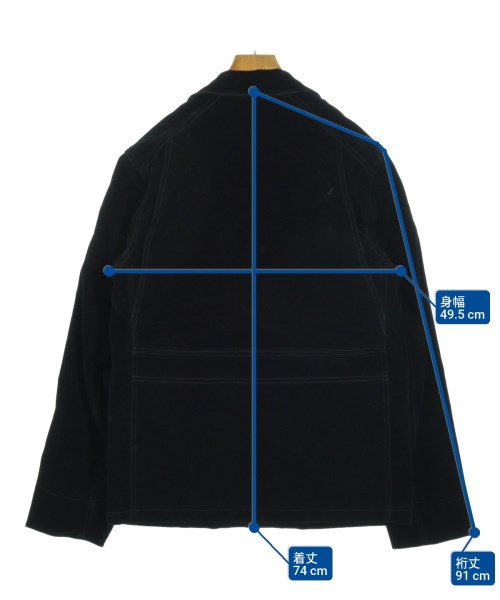 PRADA（プラダ）カジュアルジャケット 黒 サイズ:46(M位) メンズ/2200647146019