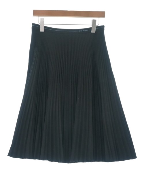 PRADA(プラダ)ロング・マキシ丈スカート 黒 サイズ:38(S位)/2200648479055