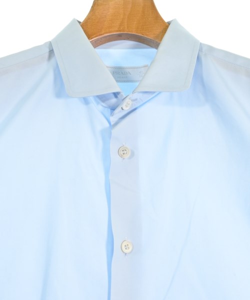 PRADA（プラダ）ドレスシャツ 青 サイズ:41(XL位) メンズ/2200649095049