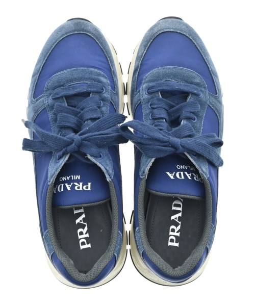 PRADA（プラダ）スニーカー 紺 サイズ:UK7 1/2(26cm位) メンズ/2200649308019