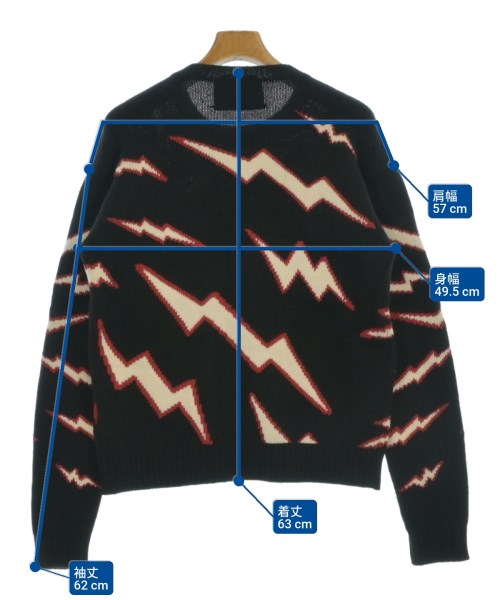 PRADA（プラダ）ニット・セーター 黒 サイズ:46(M位) メンズ/2200649750016