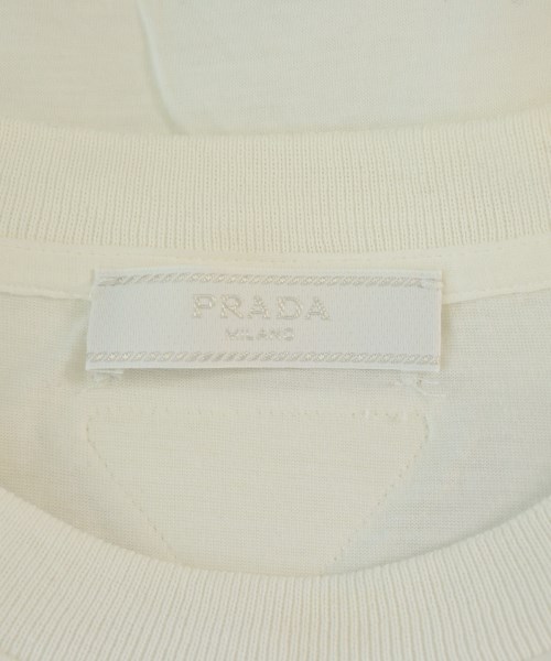 PRADA（プラダ）Tシャツ・カットソー 白 サイズ:S メンズ/2200649750030