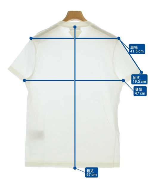 PRADA（プラダ）Tシャツ・カットソー 白 サイズ:S メンズ/2200649750030