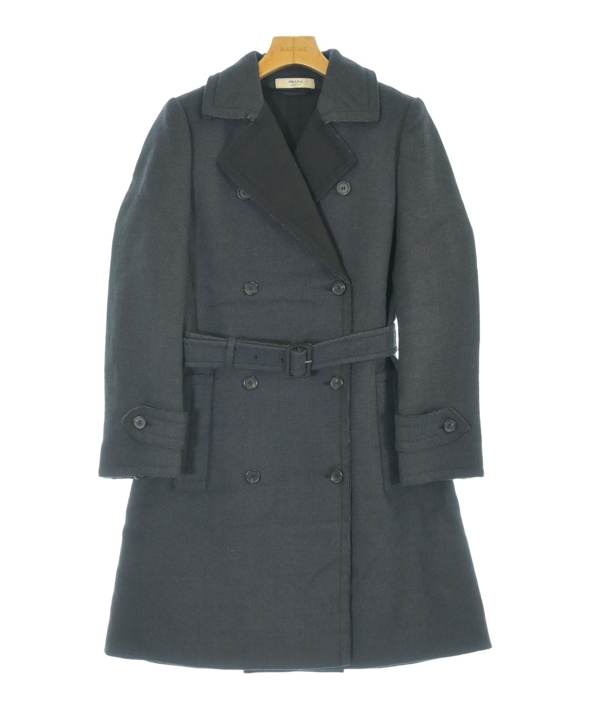 PRADA（プラダ）コート グレー サイズ:42(XS位) レディース
