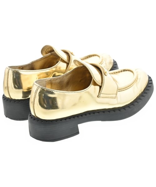 PRADA（プラダ）ドレスシューズ/ローファー ゴールド サイズ:EU38(24.5cm位) レディース/2200650786011