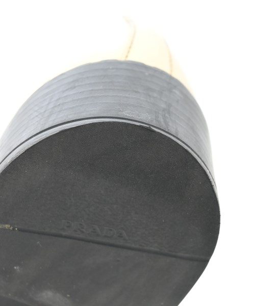 PRADA（プラダ）ドレスシューズ/ローファー ゴールド サイズ:EU38(24.5cm位) レディース/2200650786011